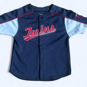 Boys Minnesota twins jersey medium stitches brand EUC